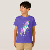opfokregenboogvaar Unicorn Falling Stars T-shirt (Voorkant volledig)