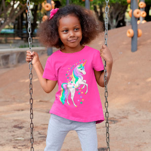 opfokregenboogvaar Unicorn Falling Stars T-shirt