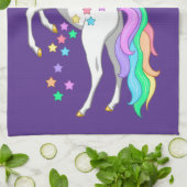 opfokregenboogvaar Unicorn Falling Stars Theedoek (Gevouwen)