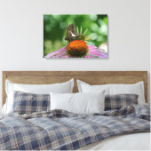 OPGAANDE LINNEN GEWRAPTE PRINT (Insitu (Slaapkamer))
