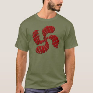 Opgeblazen Baskisch Kruis T-shirt