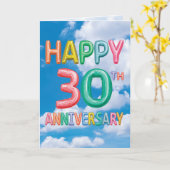 Opgeblazen berichten Mijlpalen 30 - Jubileum Kaart (Gele Bloem)