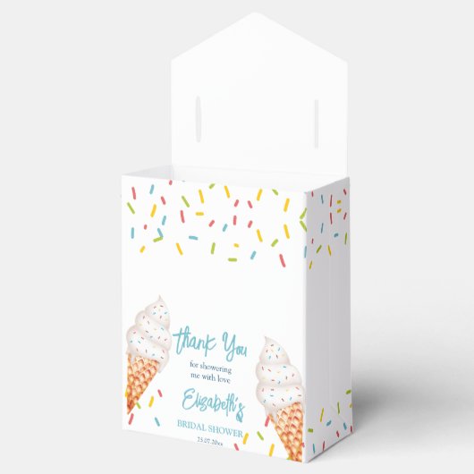 Opgeblazen ijs vrijgezellenfeest bedankt bedankdoosjes (Geopend)