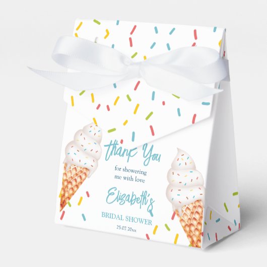 Opgeblazen ijs vrijgezellenfeest bedankt bedankdoosjes (Voorkant Zijde)