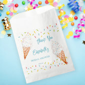 Opgeblazen ijs vrijgezellenfeest bedankt bedankzakje