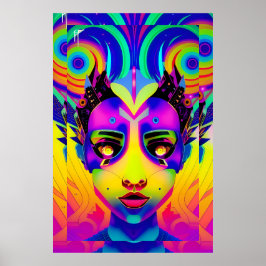 Opgeblazen met de Techno-Arts - Ken Gage Art Poster