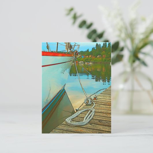 Opgebonden Briefkaart (Staand voorkant)