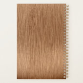 Opgeborgen koperen monogrammen planner (Achterkant)