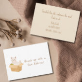 Opgeborgen met een nieuw adres! Kat in beweging Aankondiging