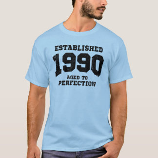 Opgebouwd in 1990 verouderd tot perfectie t-shirt