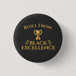 Opgebouwd uit het Black Excellence-erfgoed Ronde Button 3,2 Cm