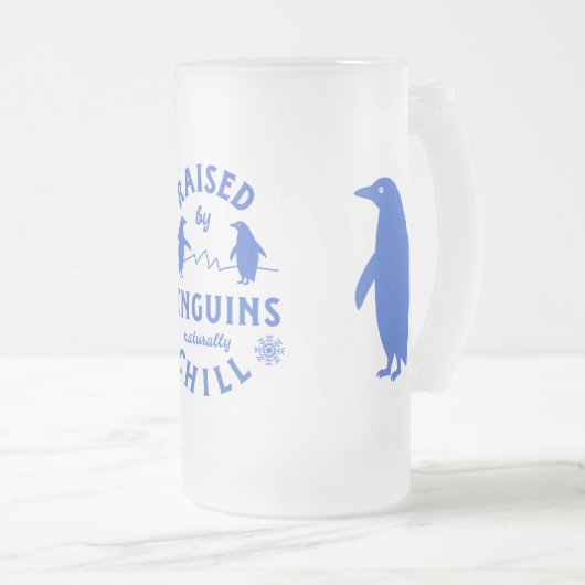 Opgebracht door Pinguïns NatNatural Chill Matglas Bierpul (Voorkant rechts)