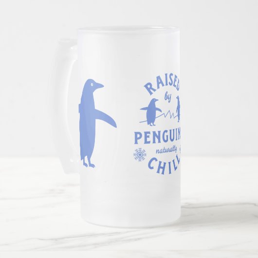 Opgebracht door Pinguïns NatNatural Chill Matglas Bierpul (Voorkant links)