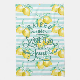 Opgebracht op Sweet Tea en Jesus Lemon Pattern Theedoek