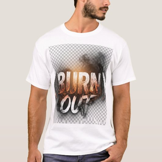 OPGEBRAND | Herstel van Burn-out T-shirt (Voorkant)