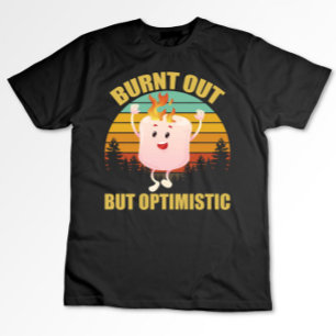 Opgebrand Maar Optimistisch Marshmallow Camping Re T-shirt