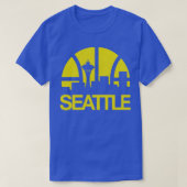 Opgebroken Seattle Supersonics Skyline T-shirt (Design voorkant)