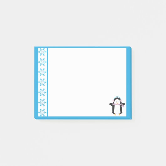 opgebundelde pinguïn post-it® notes (Voorkant)