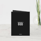 OPGEDRAGEN AAN GOD COOLE AANPASBARE WITTE TEKST (Achterkant)