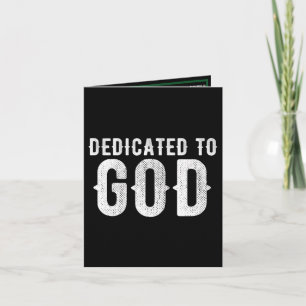 OPGEDRAGEN AAN GOD COOLE AANPASBARE WITTE TEKST