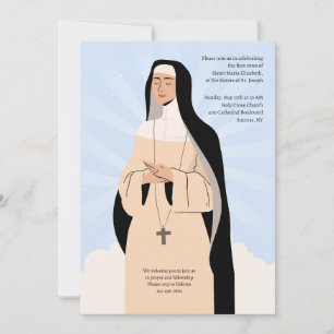 Opgedragen aan God Het afleggen van de sluier Kaart