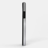 Opgedreven zilveren radiaal metaal | Aangepast Case-Mate iPhone Case (Achterkant/rechts)