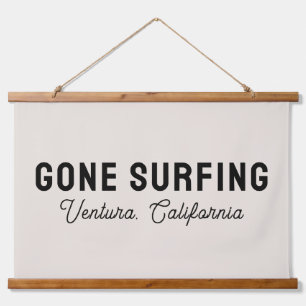 Opgegaan in Surfen Aangepaste Strandhuis Decoratie Hangend Wandkleed