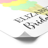 Opgegeten Ijs Bruiloftsfeest Poster (Hoek)