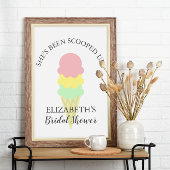 Opgegeten Ijs Bruiloftsfeest Poster