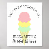 Opgegeten Ijs Bruiloftsfeestje Poster (Voorkant)