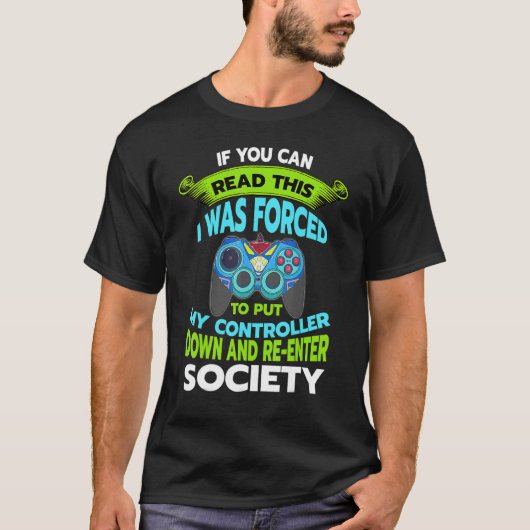 Opgegeven controller re Enter Society Gamer T-shirt (Voorkant)