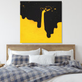 Opgegoten canvasprint met spanframe canvas afdruk (Insitu (Slaapkamer))