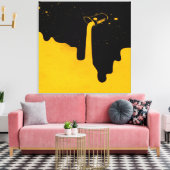 Opgegoten canvasprint met spanframe canvas afdruk (Insitu (Woonkamer))