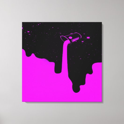 Opgegoten canvasprint met spanframe canvas afdruk (Voorkant)