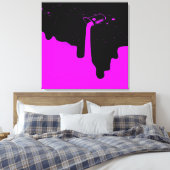 Opgegoten canvasprint met spanframe canvas afdruk (Insitu (Slaapkamer))