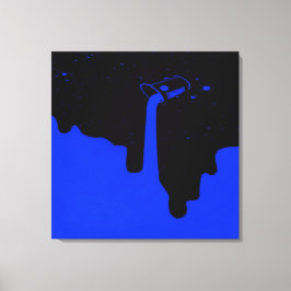 Opgegoten canvasprint met spanframe canvas afdruk