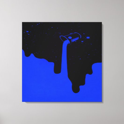 Opgegoten canvasprint met spanframe canvas afdruk (Voorkant)