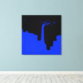 Opgegoten canvasprint met spanframe canvas afdruk (Insitu (Houten vloer))