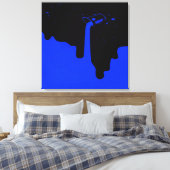 Opgegoten canvasprint met spanframe canvas afdruk (Insitu (Slaapkamer))