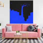 Opgegoten canvasprint met spanframe canvas afdruk (Insitu (Woonkamer))