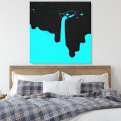 Opgegoten canvasprint met spanframe canvas afdruk (Insitu (Slaapkamer))