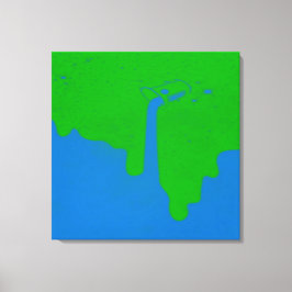 Opgegoten canvasprint met spanframe canvas afdruk