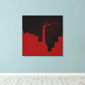 Opgegoten canvasprint met spanframe canvas afdruk (Insitu (Houten vloer))