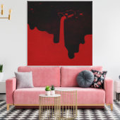 Opgegoten canvasprint met spanframe canvas afdruk (Insitu (Woonkamer))