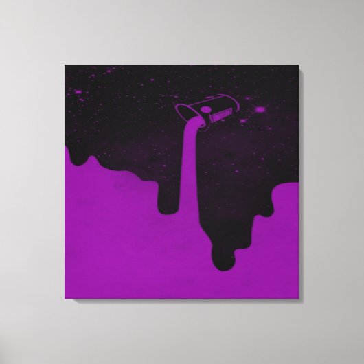 Opgegoten canvasprint met spanframe canvas afdruk (Voorkant)