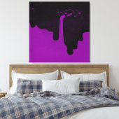 Opgegoten canvasprint met spanframe canvas afdruk (Insitu (Slaapkamer))