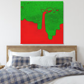 Opgegoten canvasprint met spanframe canvas afdruk (Insitu (Slaapkamer))