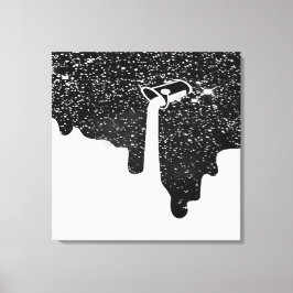 Opgegoten canvasprint met spanframe canvas afdruk