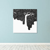Opgegoten canvasprint met spanframe canvas afdruk (Insitu (Houten vloer))