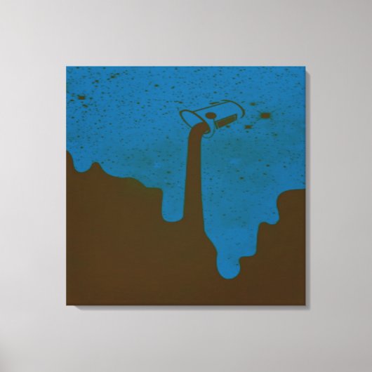 Opgegoten uitgerekte canvasprint canvas afdruk (Voorkant)